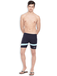 Navy-Aqua Jammers