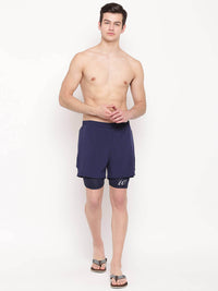 Navy Shorts with Jammers