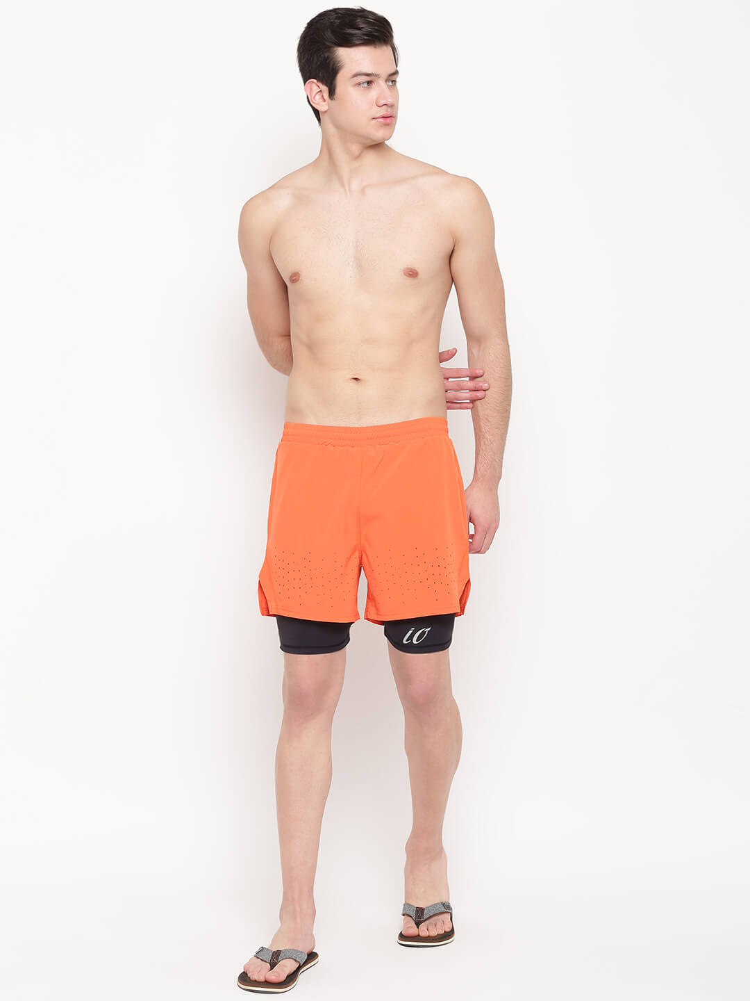 Orange Shorts with Jammers