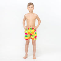 Citrus Attack, Sideway Stripes Reversible Flipout Shorts