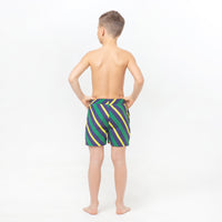 Citrus Attack, Sideway Stripes Reversible Flipout Shorts