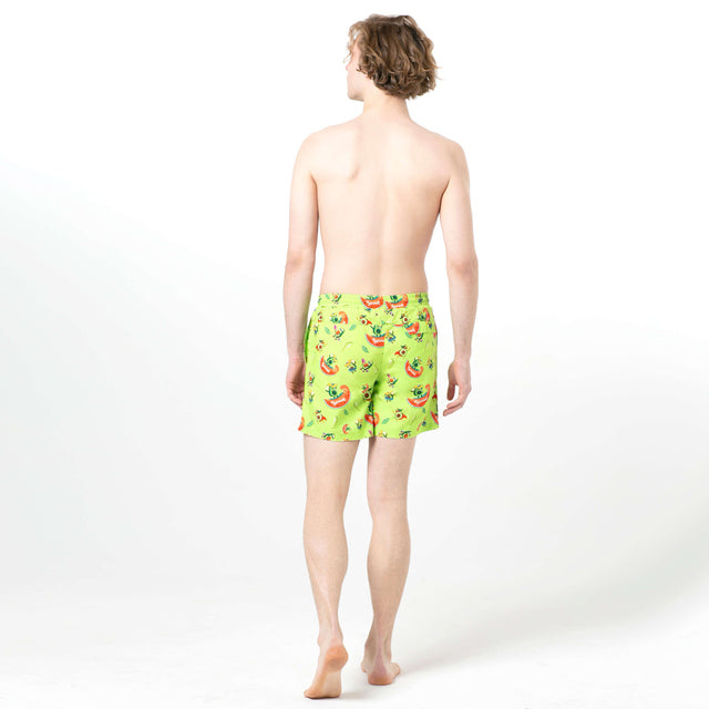 Avocado and Watermelon Fun in the Sun Shorts