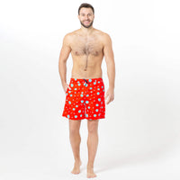 Blue and Red Polka Dots Fun in the Sun Shorts