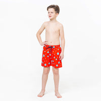 Blue and Red Polka Dots Fun in the Sun Shorts