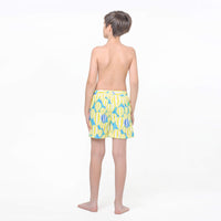 Blue and Yellow Hot Air Balloons Fun in the Sun Shorts