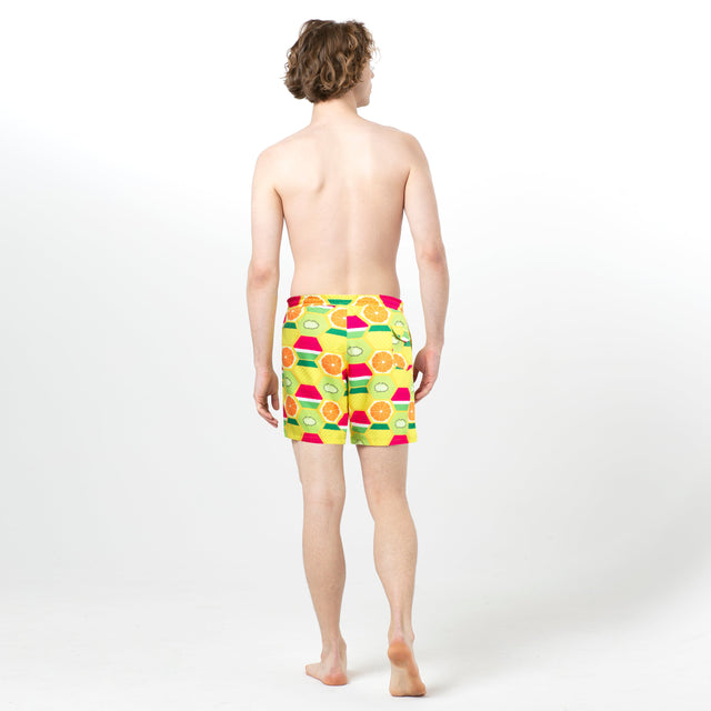 Citrus Attack, Sideway Stripes Reversible Flipout Shorts