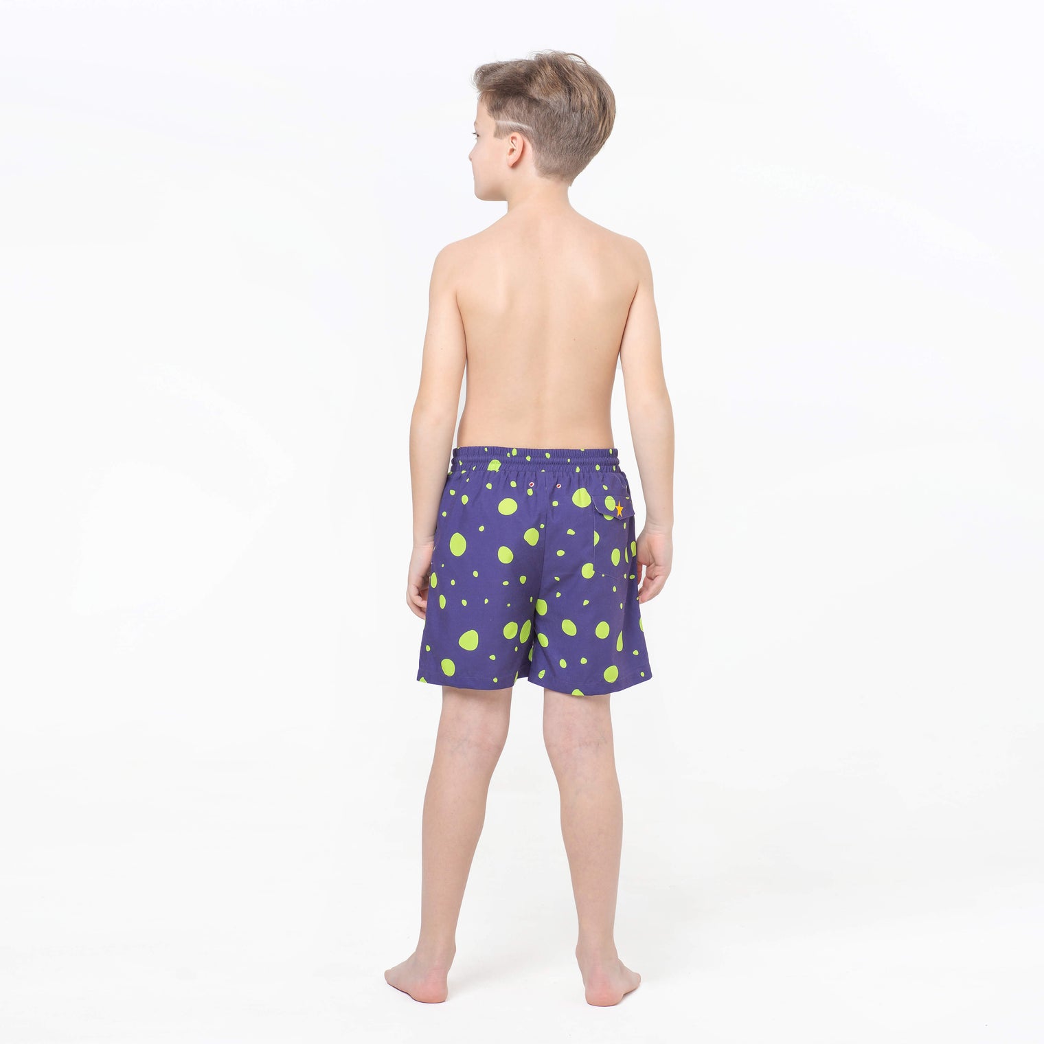 Green and Blue Polka Dots  Fun in the Sun Shorts