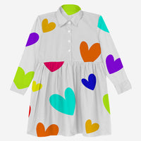 Candy Swirl Shirt Dress