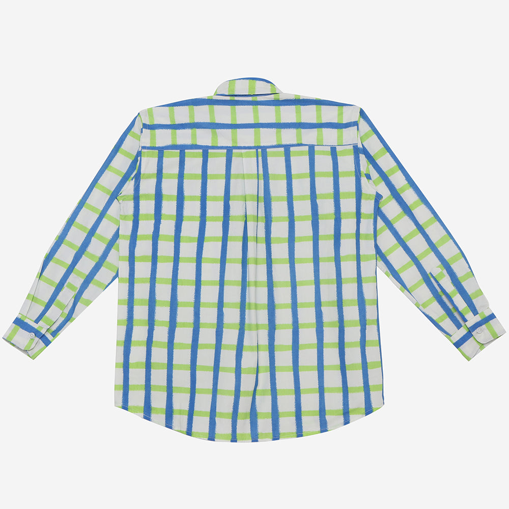 Green and Blue Checkers- Classique Shirt