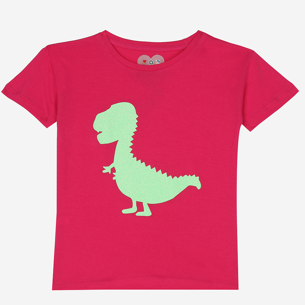 Fuchsia Dinosaur