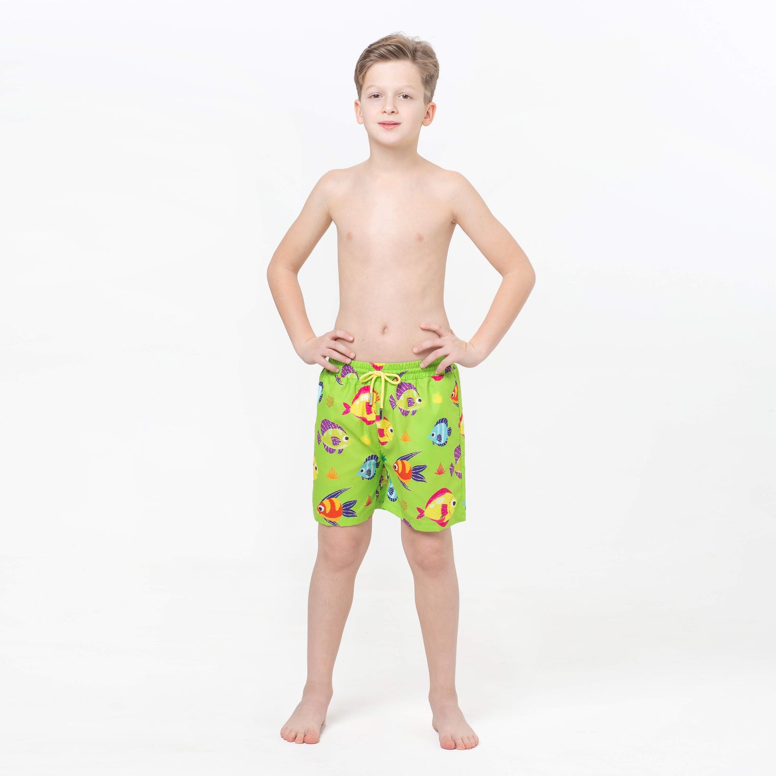 Multicolored Fish Fun in the Sun Shorts