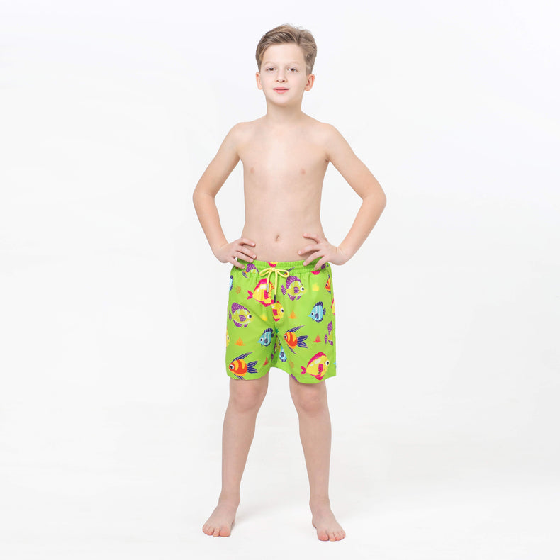 Multicolored Fish Fun in the Sun Shorts
