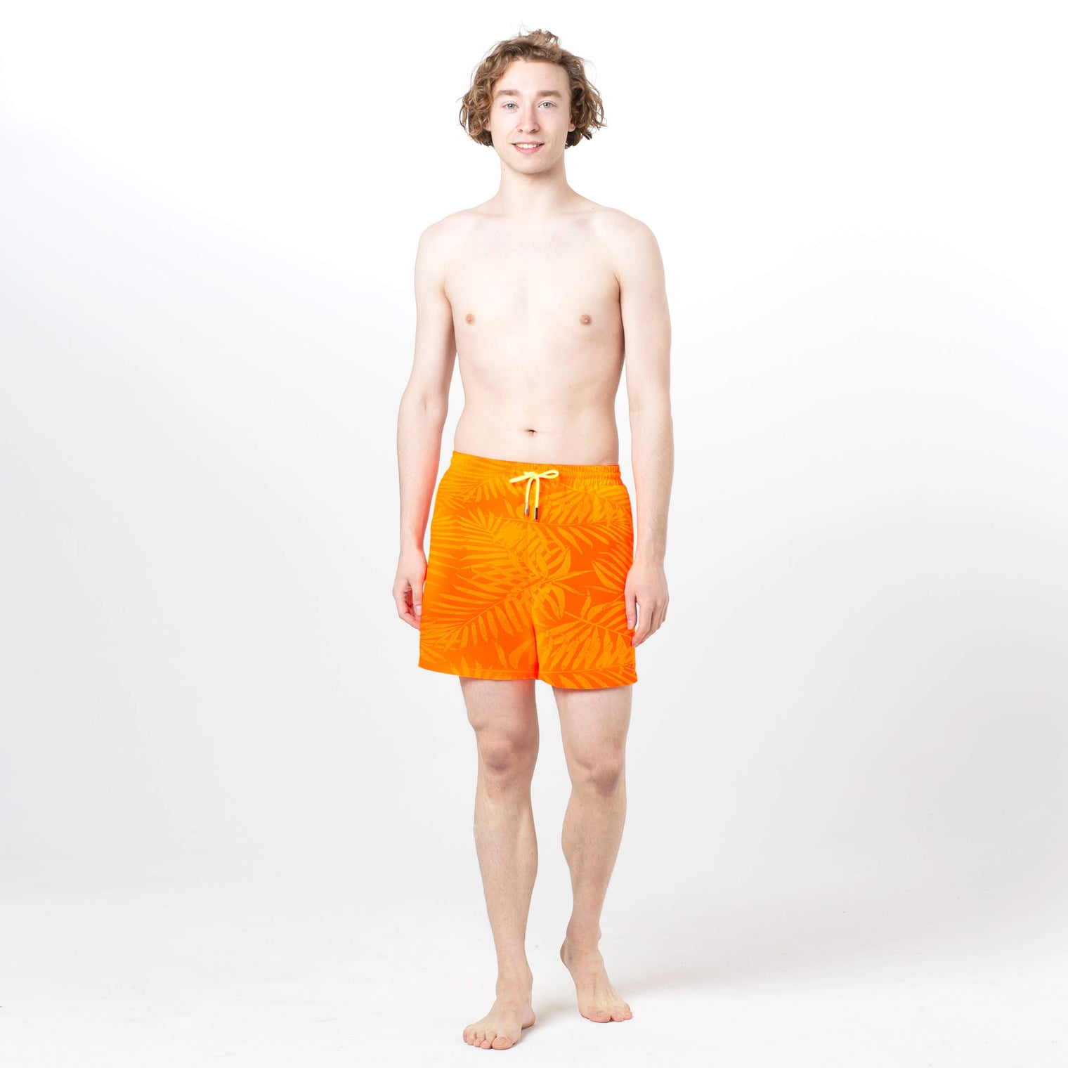 Orange Magic Printed Shorts