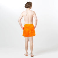 Orange Magic Printed Shorts