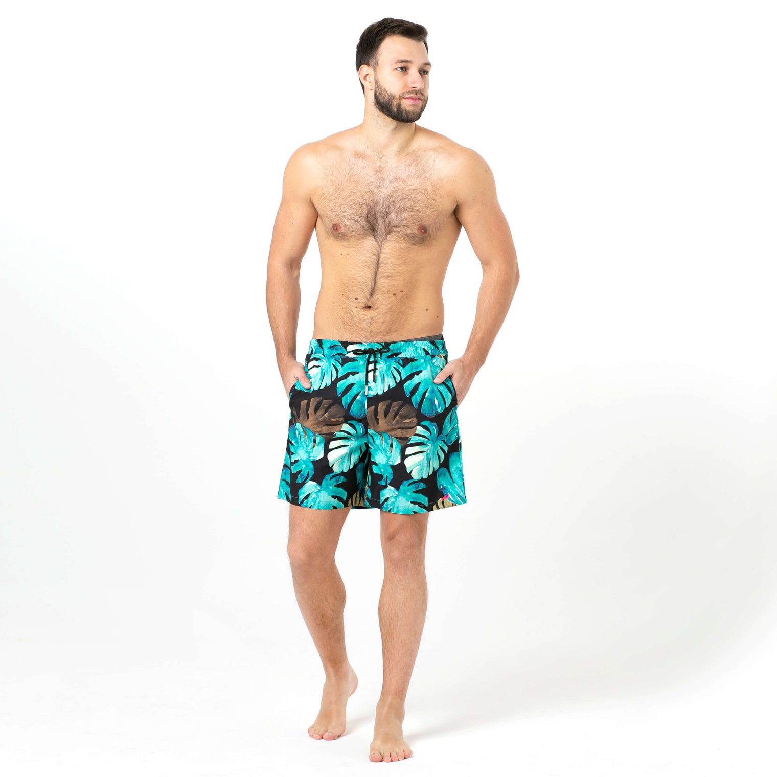 Palm Leaves Fun in the Sun Shorts