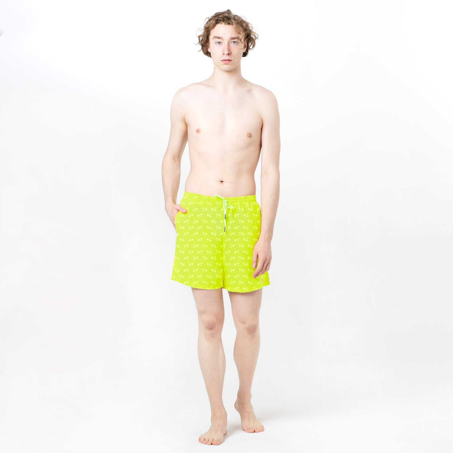 Yellow Magic Printed Shorts