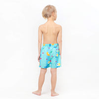 Parrots and Tropical Fruits Fun in the Sun Shorts