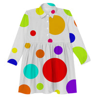 Candy Swirl Shirt Dress