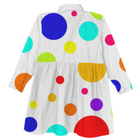 Candy Swirl Shirt Dress