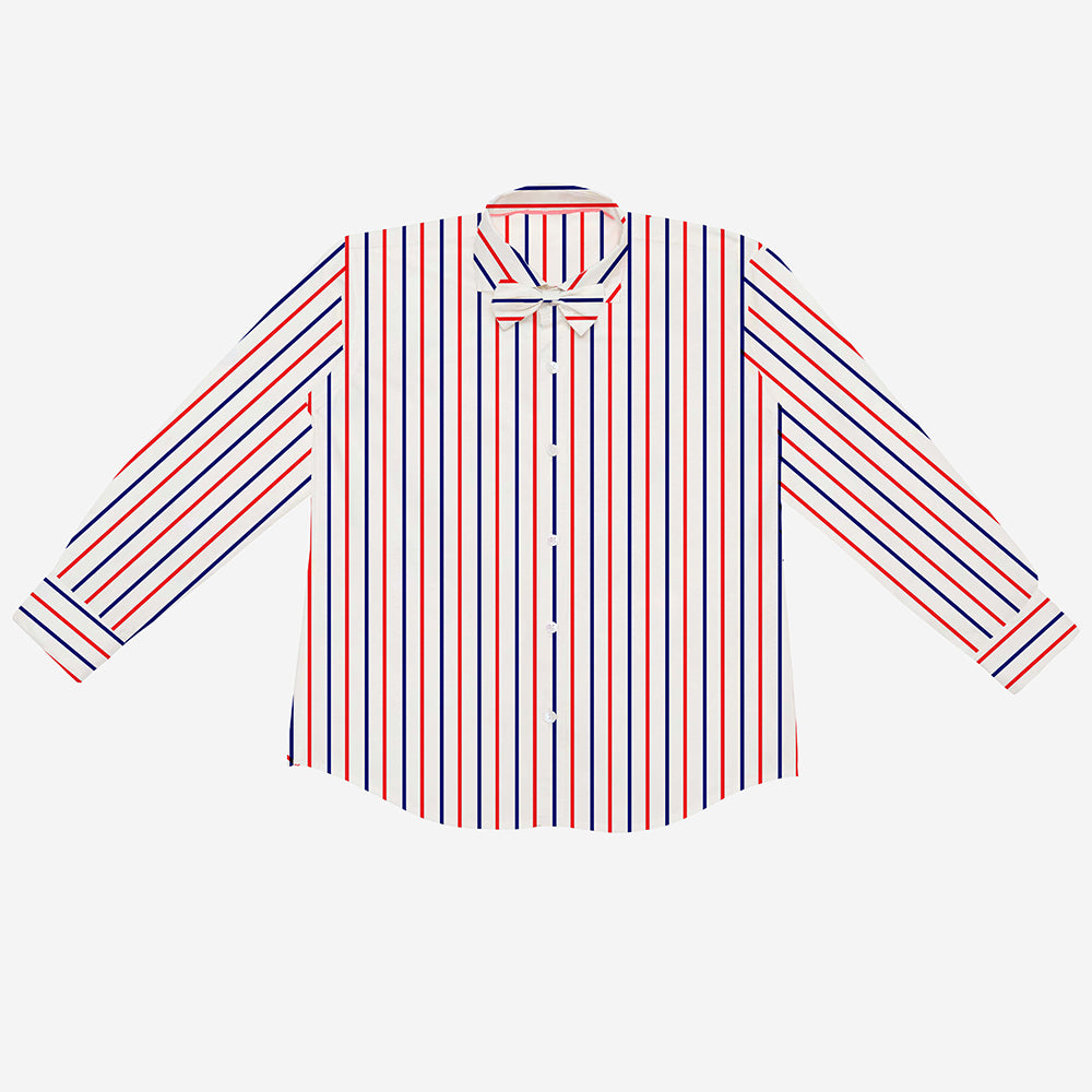 Red & Blue Stripes- Classique Shirt