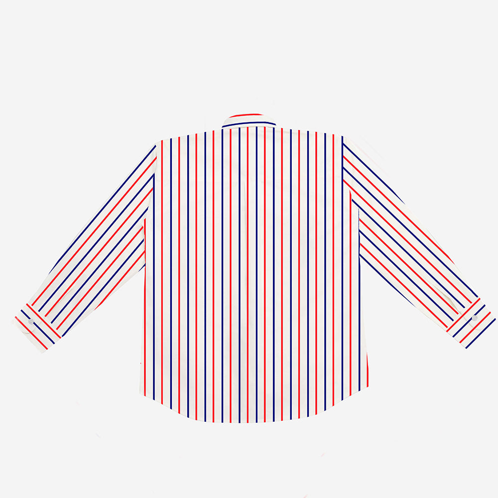 Red & Blue Stripes- Classique Shirt