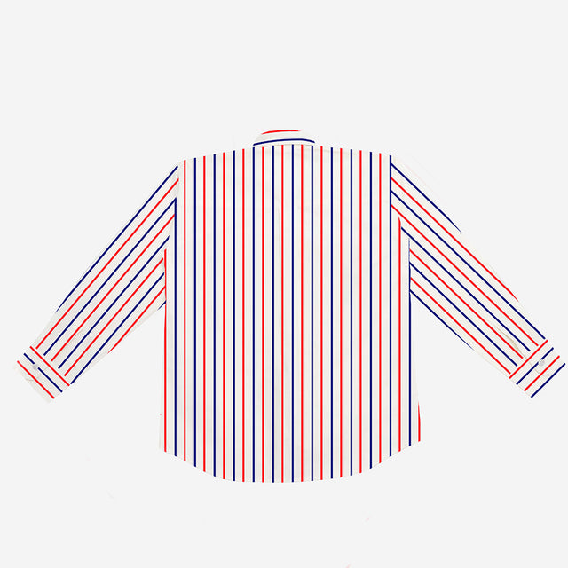 Red & Blue Stripes- Classique Shirt