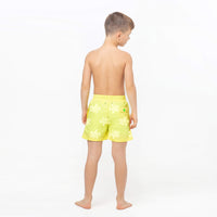 Light Yellow Magic Printed Shorts