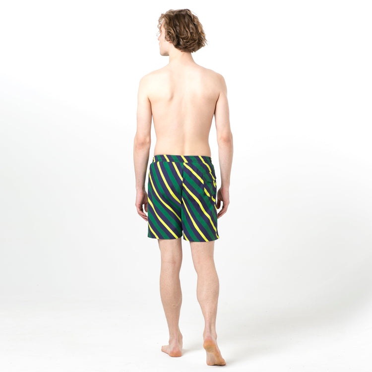 Citrus Attack, Sideway Stripes Reversible Flipout Shorts