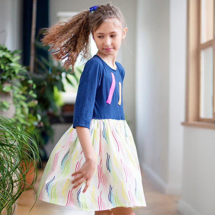 Girl wearing Anaario Dora Dress