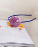 Anaario Flower Hairband, Purple hairband for kids