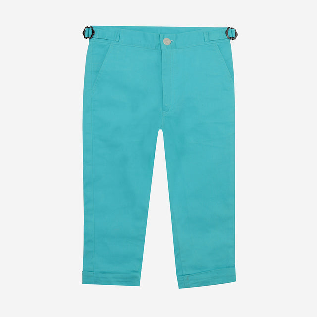 Coco Trousers-Aqua Blue