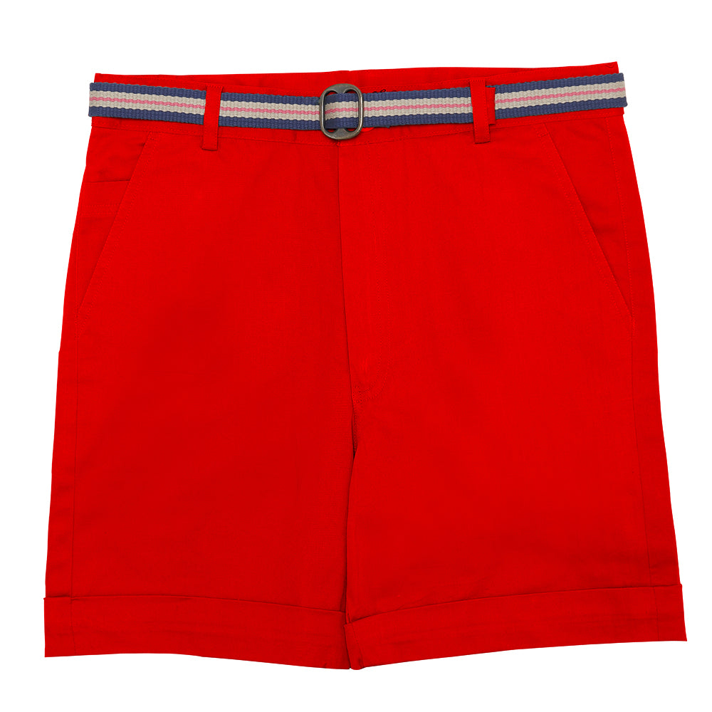 Autum Breeze Shorts-Red