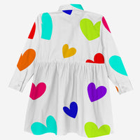 Candy Swirl Shirt Dress