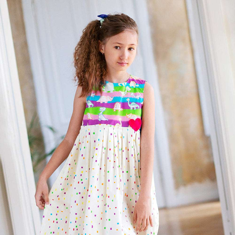 Girl wearing Anaario Magic Dust Dress
