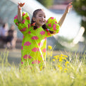 Girl wearing Anaario Meringue Dress