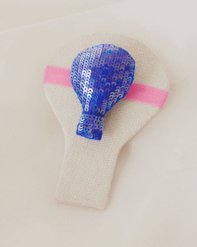 Anaario Parachute Hair Ties, Blue hair tie for kids