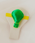 Anaario Parachute Hair Ties, Green hair tie for kids