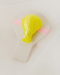 Anaario Parachute Hair Ties, Yellow hair tie for kids