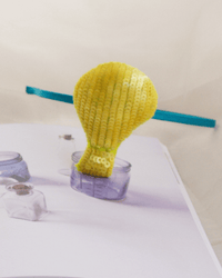 Anaario Parachute Hairband, Yellow hairband for kids