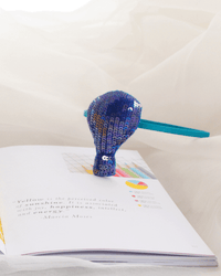 Anaario Parachute Hairband, Blue hairband for kids