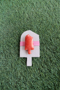 Anaario Popsicle Hair Ties, Orange hair tie for kids