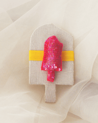 Anaario Popsicle Hair Ties, Pink hair tie for kids