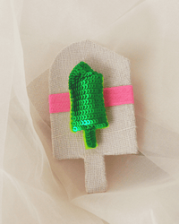 Anaario Popsicle Hair Ties, Green hair tie for kids