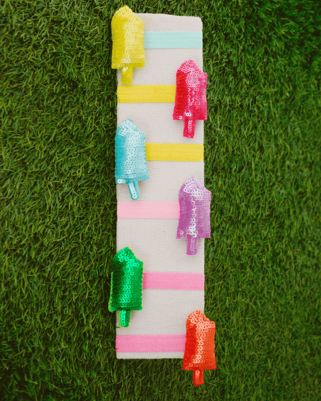Anaario Popsicle Hair Ties (Set of 6), assorted colours hair tie set for kids