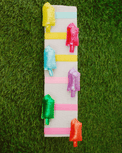 Anaario Popsicle Hair Ties (Set of 6), assorted colours hair tie set for kids