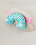 Anaario Rainbow Hair Ties, Light Blue hair tie for kids