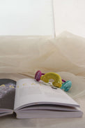 Anaario Rainbow Hairband (Set of 3), Purple + Yellow + Light Blue combo for kids