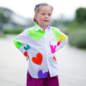 Girl wearing Anaario Ray of Sunshine Shirt