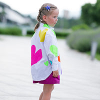Girl wearing Anaario Ray of Sunshine Shirt