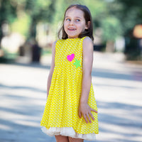 Girl wearing Anaario Sunshine Cloud Dress